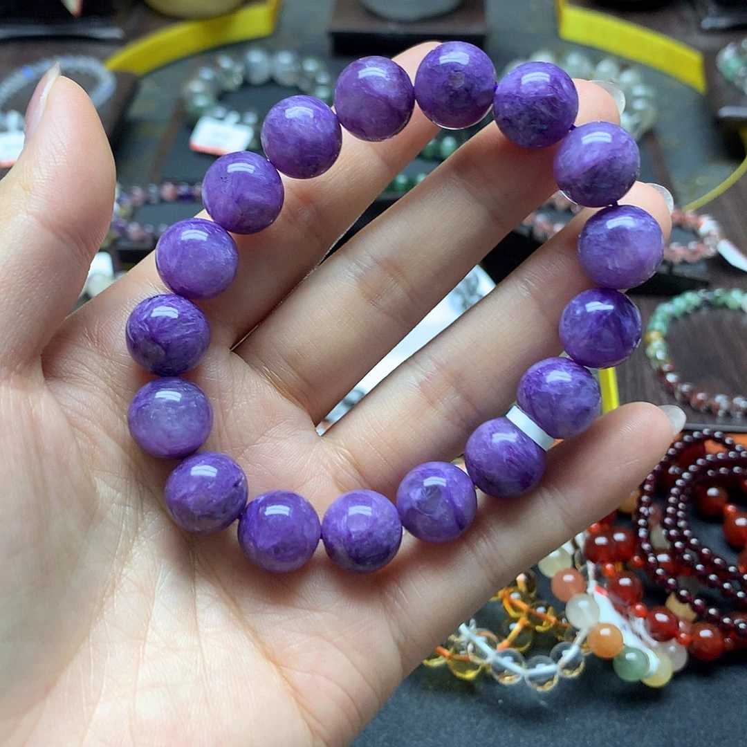 查罗石（紫龙晶）未镶嵌手链手链