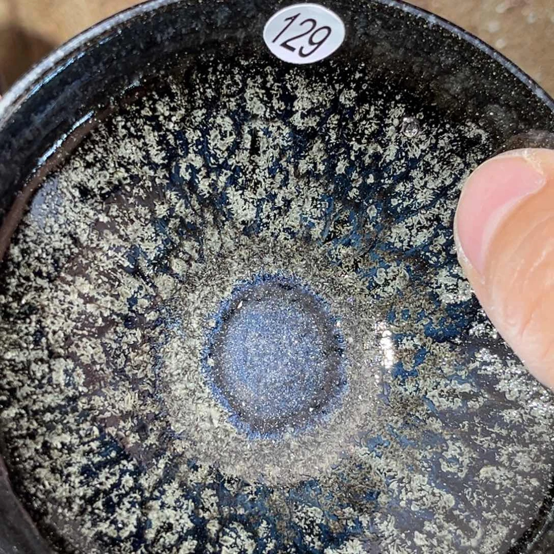 茶盏义兴龙窑坚持真柴烧微瑕