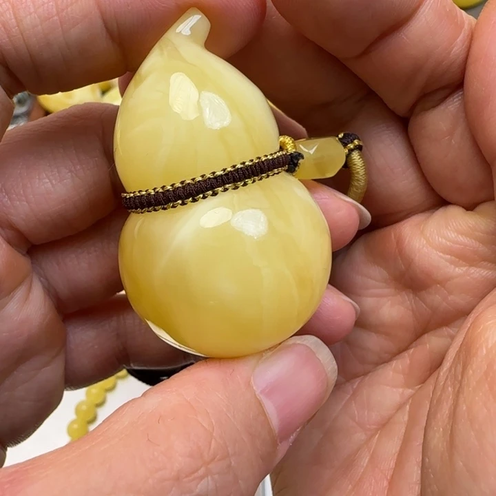 蜜蜡未镶嵌颈饰天然蜜蜡