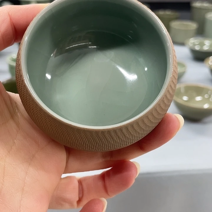 杯子瓷原产地原矿釉禅定杯