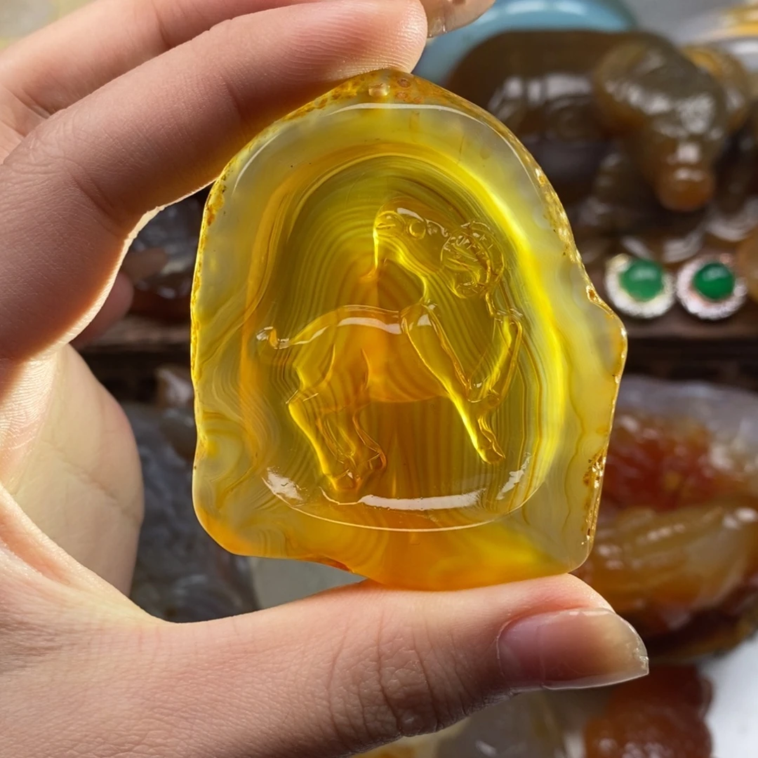 玛瑙/玉髓未镶嵌颈饰