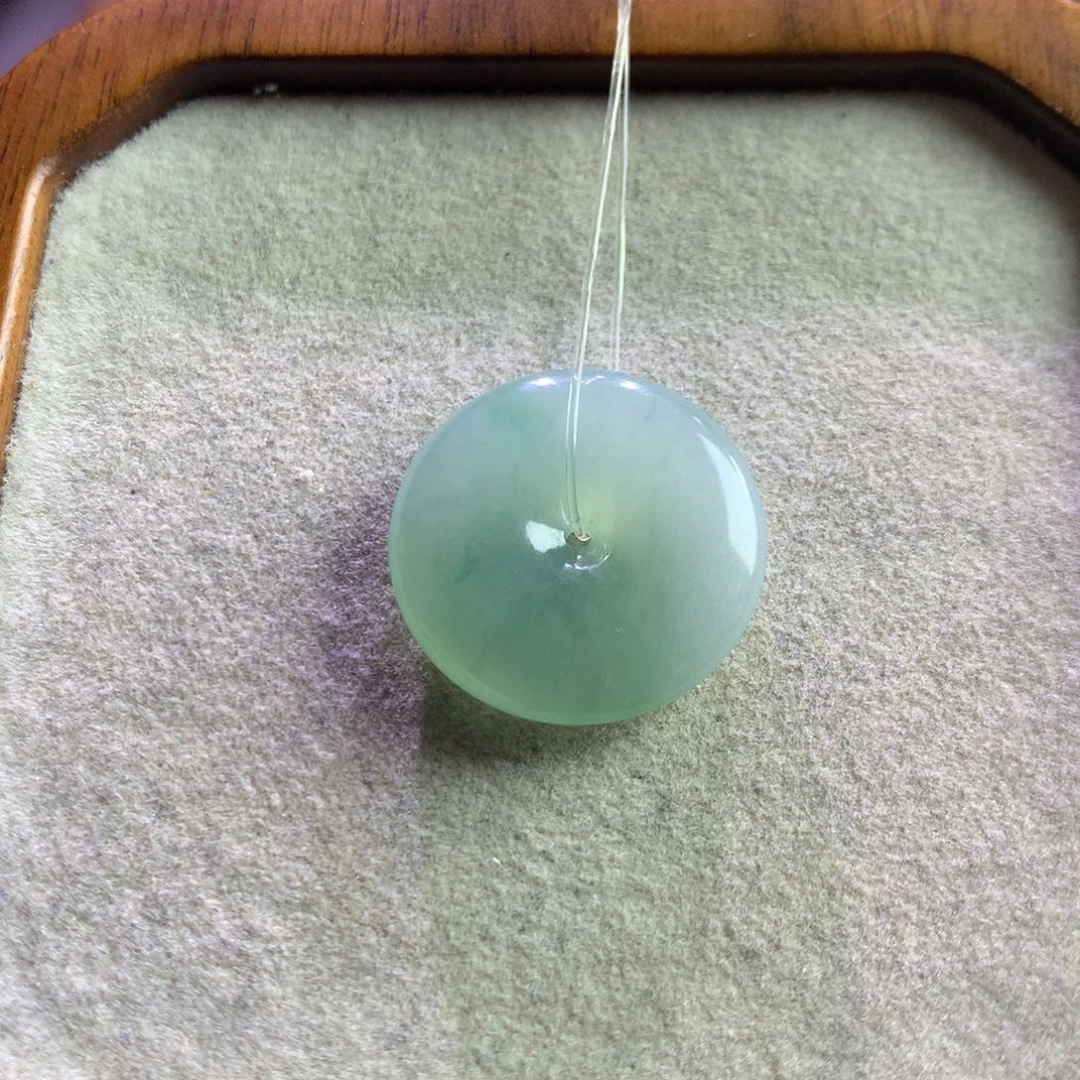 翡翠未镶嵌手链24.6*5.7mm平安扣