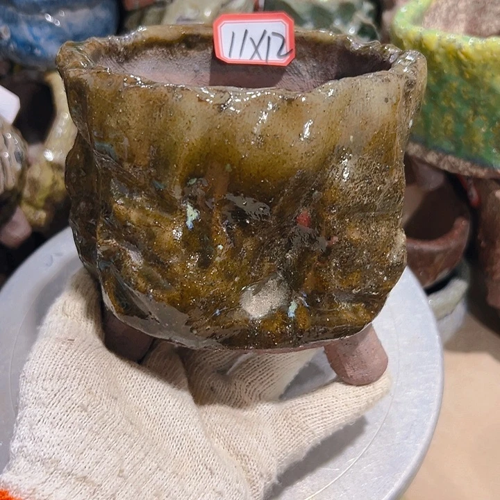 粗陶花盆手工花盆制作