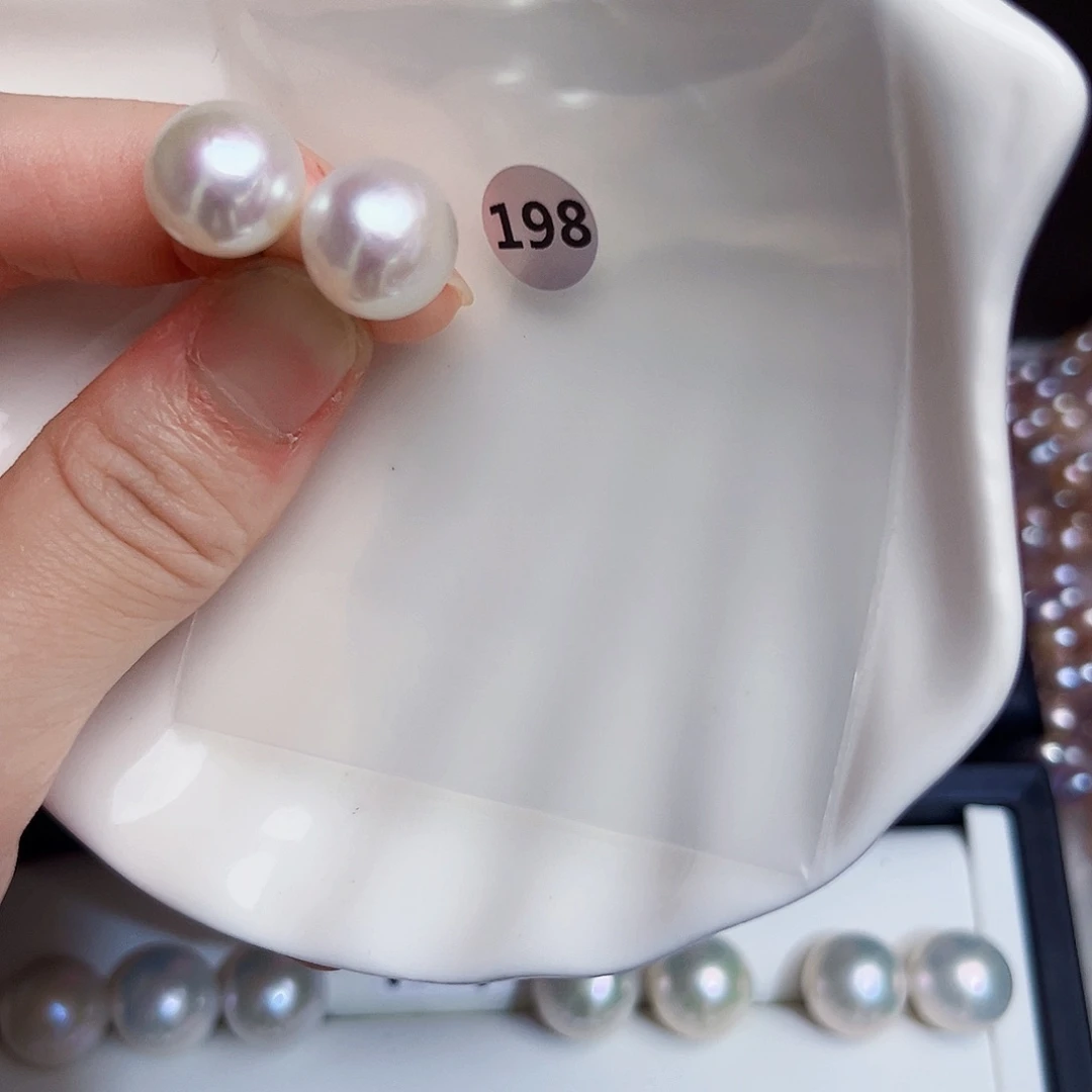 耳饰淡水珍珠银S925镶嵌