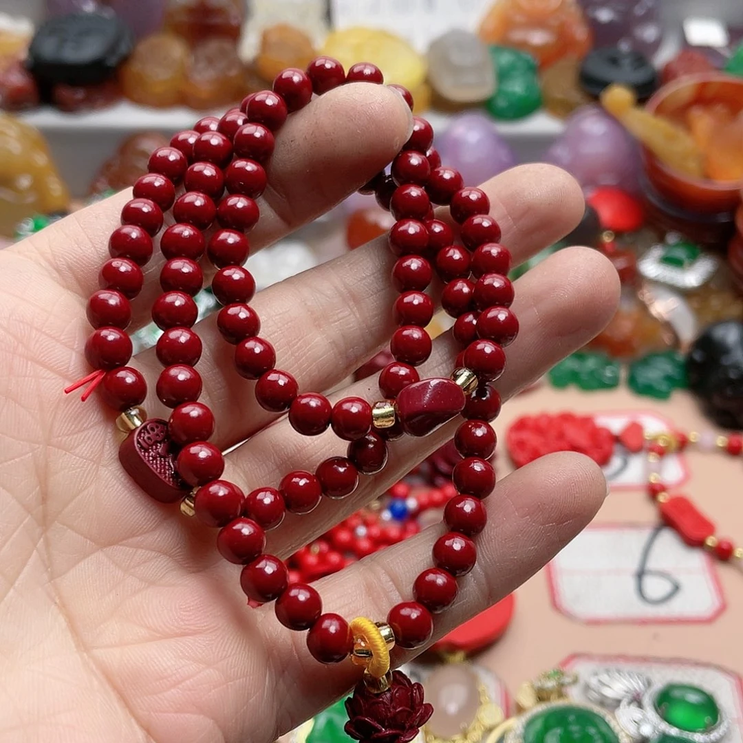 玛瑙/玉髓颈饰合金小*哥