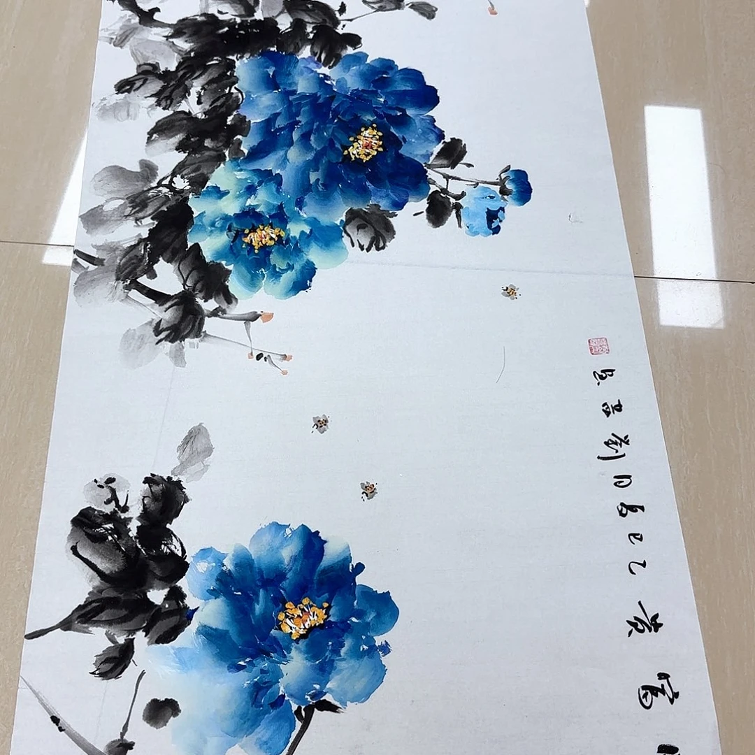 国画国画作品多次