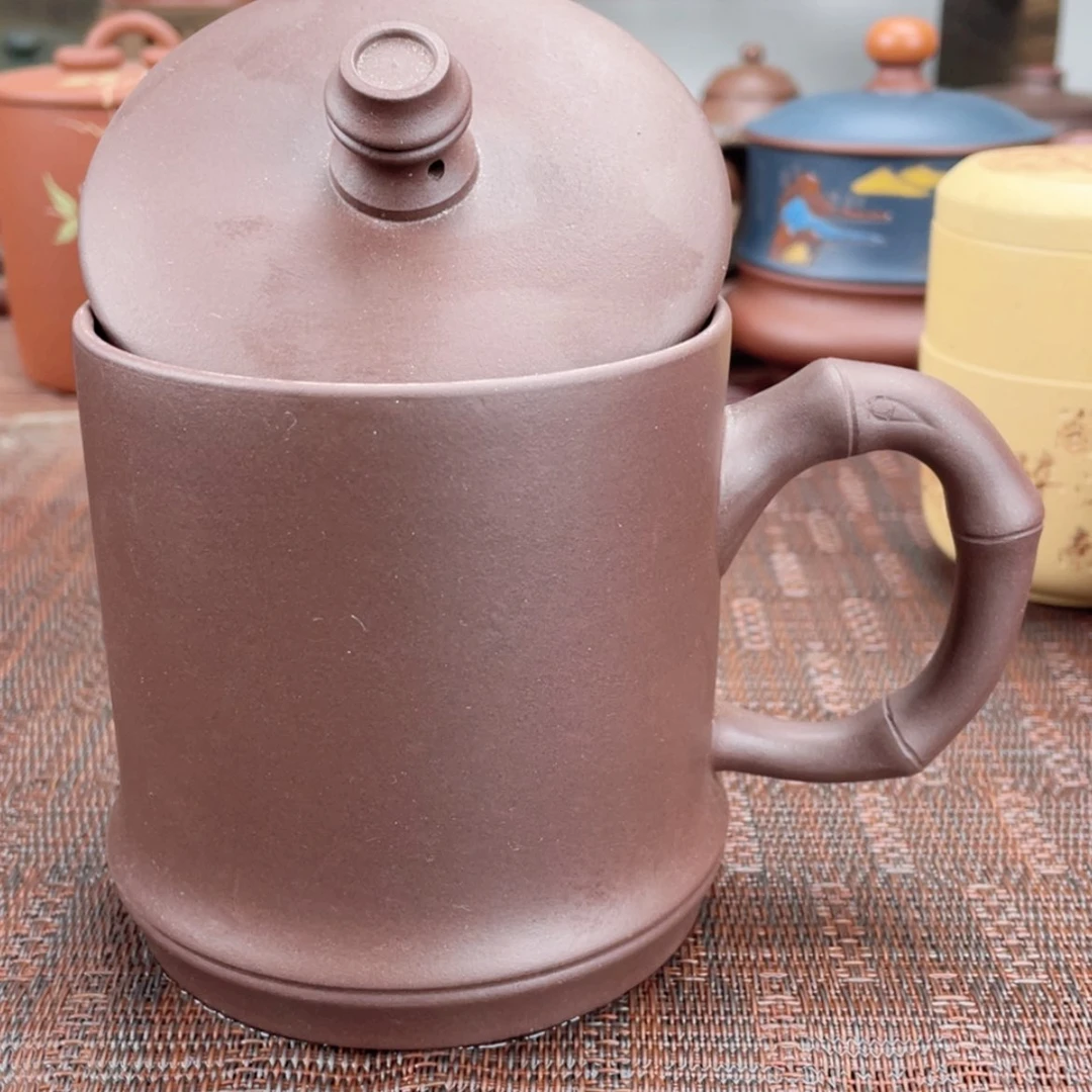 【闪购商品】紫砂茶杯宜兴原矿紫砂盖杯微瑕