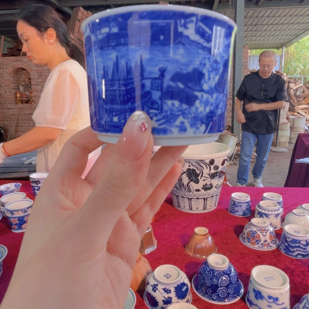 瓷片景德镇柴窑主人杯