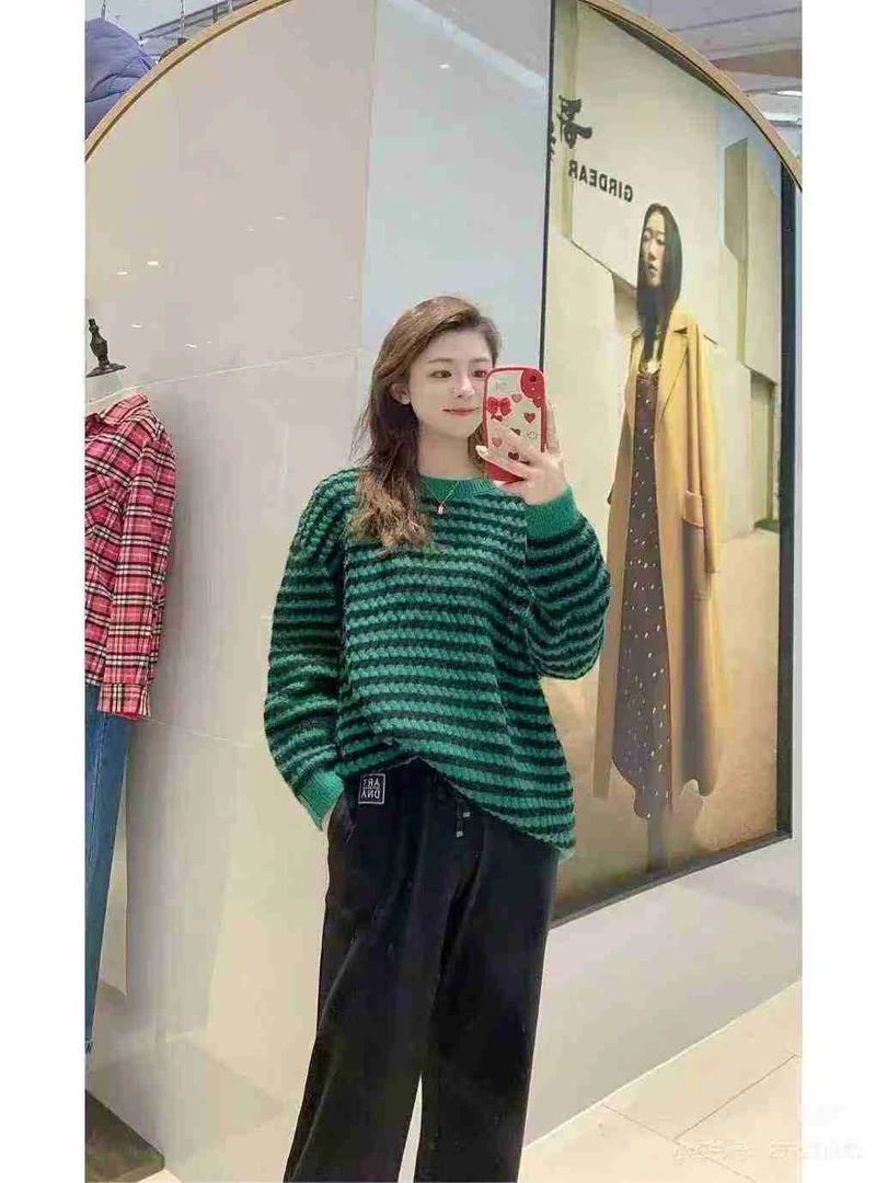 不支持退换/常规款女针织圆领休闲风针织衫1399506