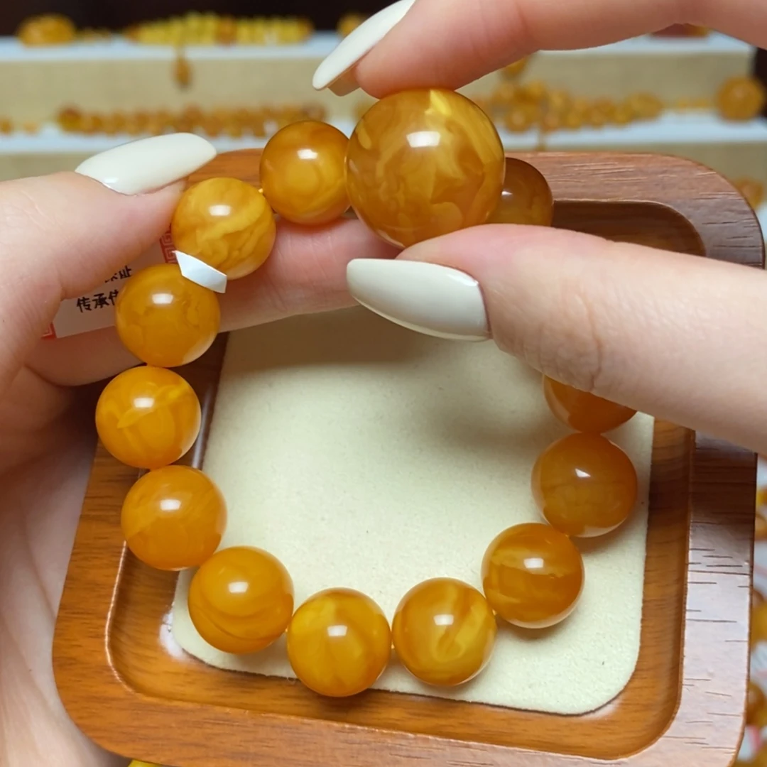 【闪购商品】未镶嵌蜜蜡手链手串