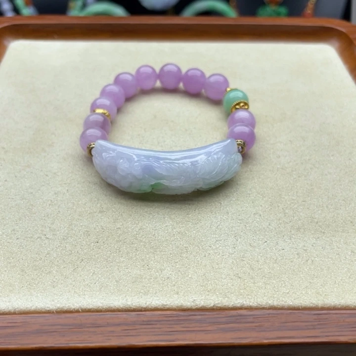 翡翠未镶嵌手链翡翠手牌