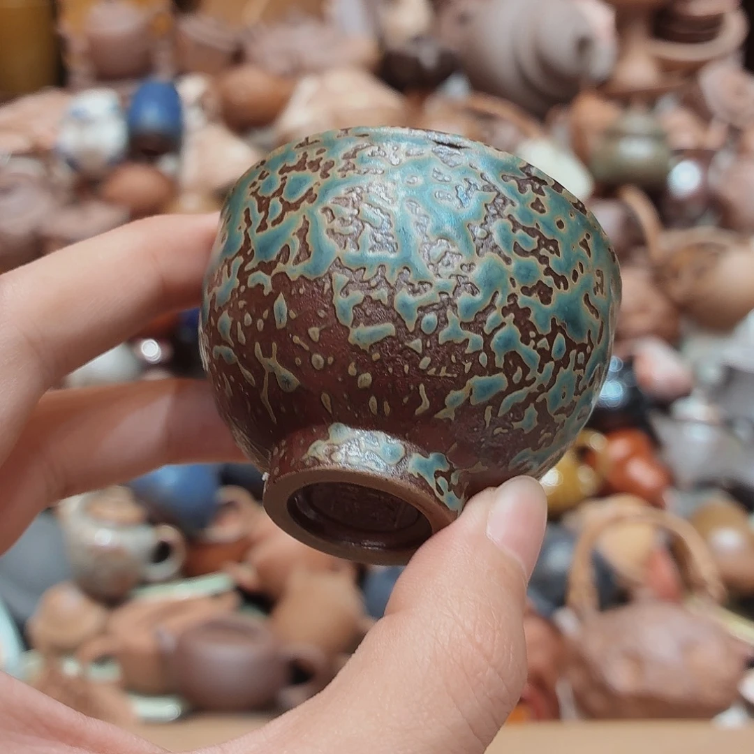 柴烧老岩泥高温茶器皿