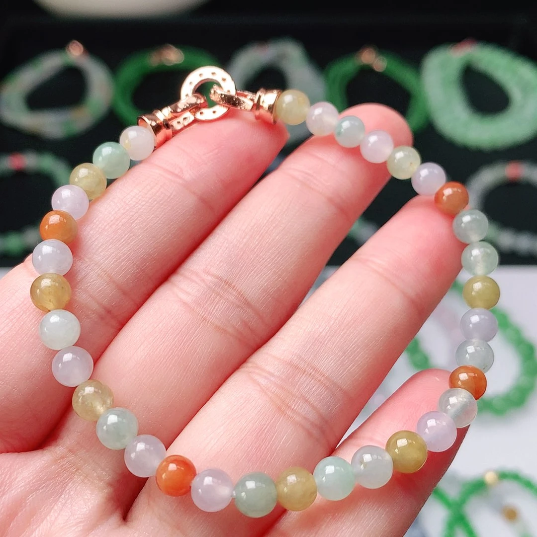 未镶嵌手链翡翠翡翠