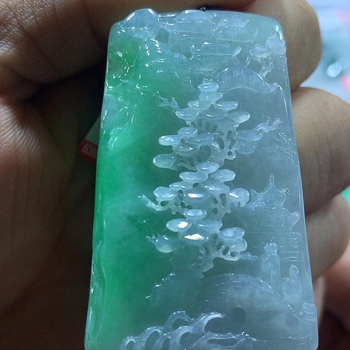 翡翠未镶嵌颈饰天然翡翠A货吊坠末镶嵌