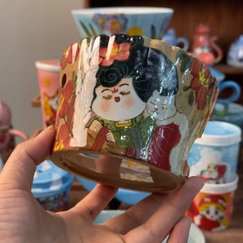炉景德镇釉下手绘陶瓷