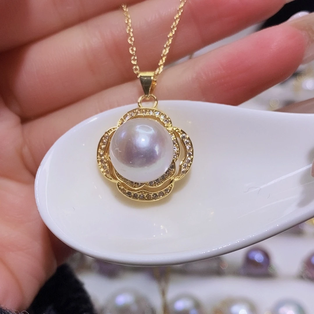 淡水珍珠颈饰合金