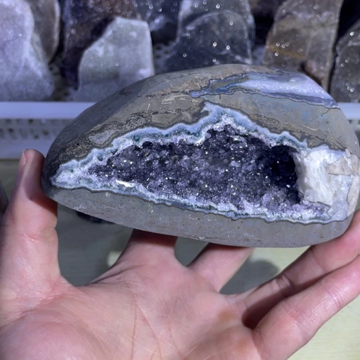 紫晶钱袋子未镶嵌