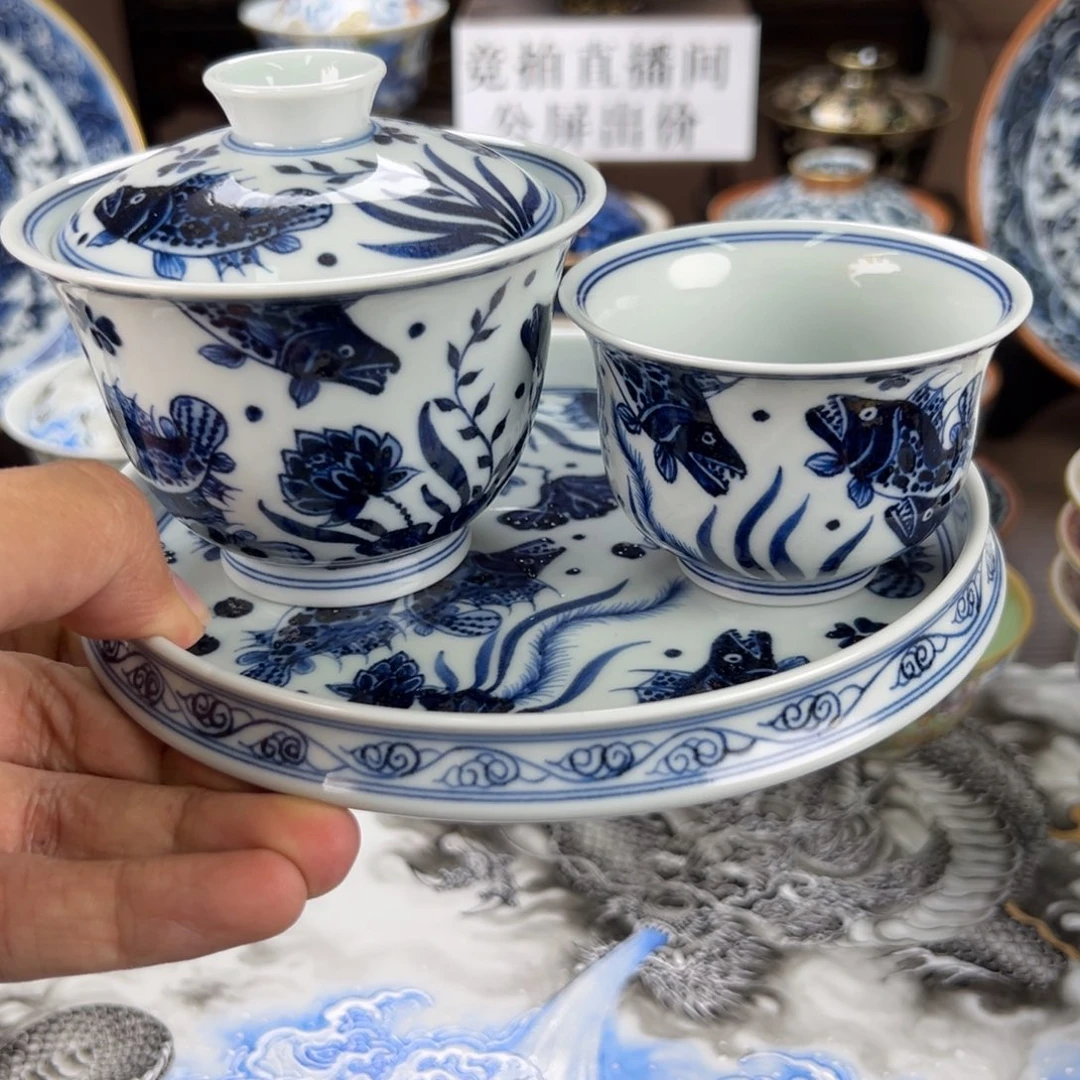 奥***代景德镇手工手绘陶瓷