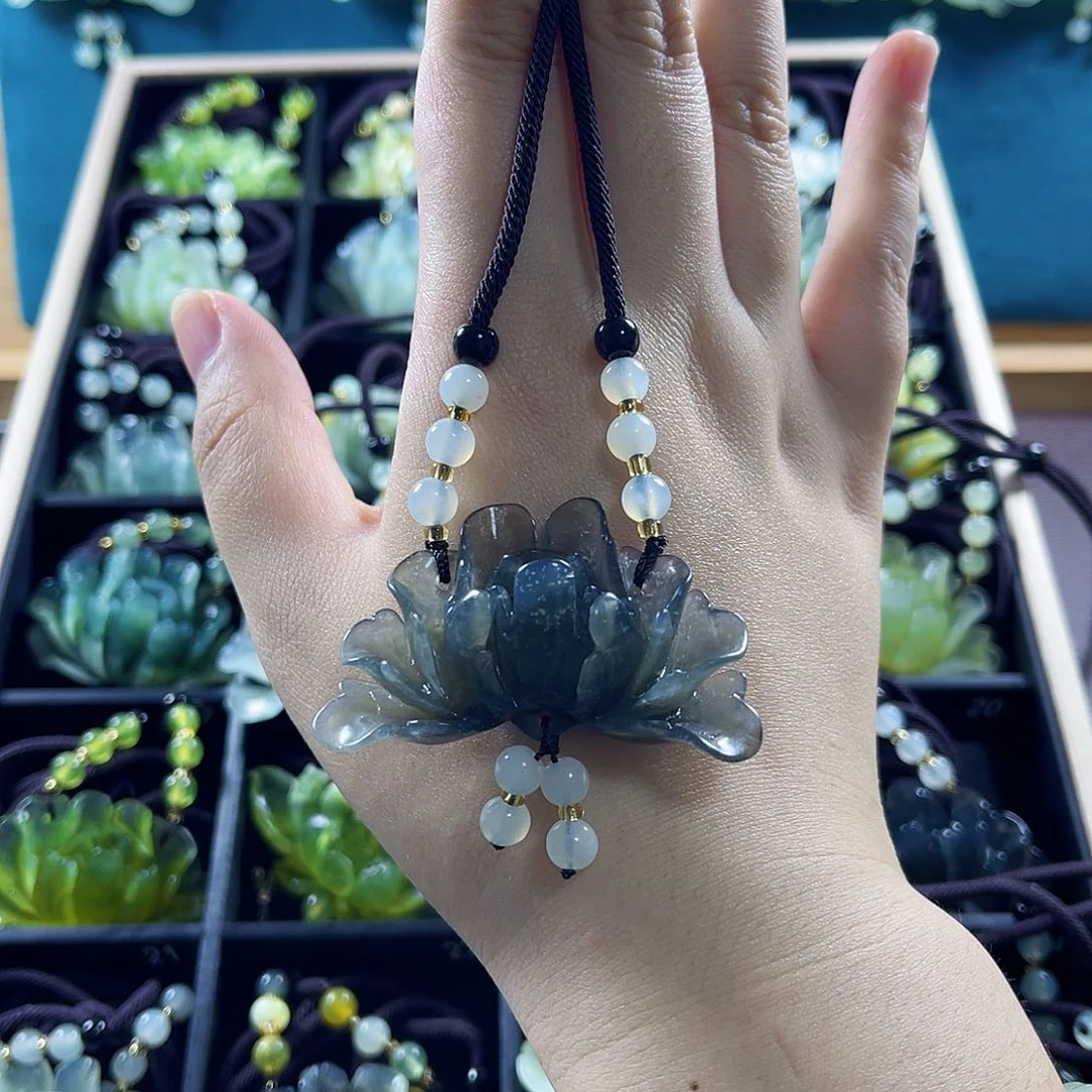 蛇纹石玉颈饰未镶嵌13