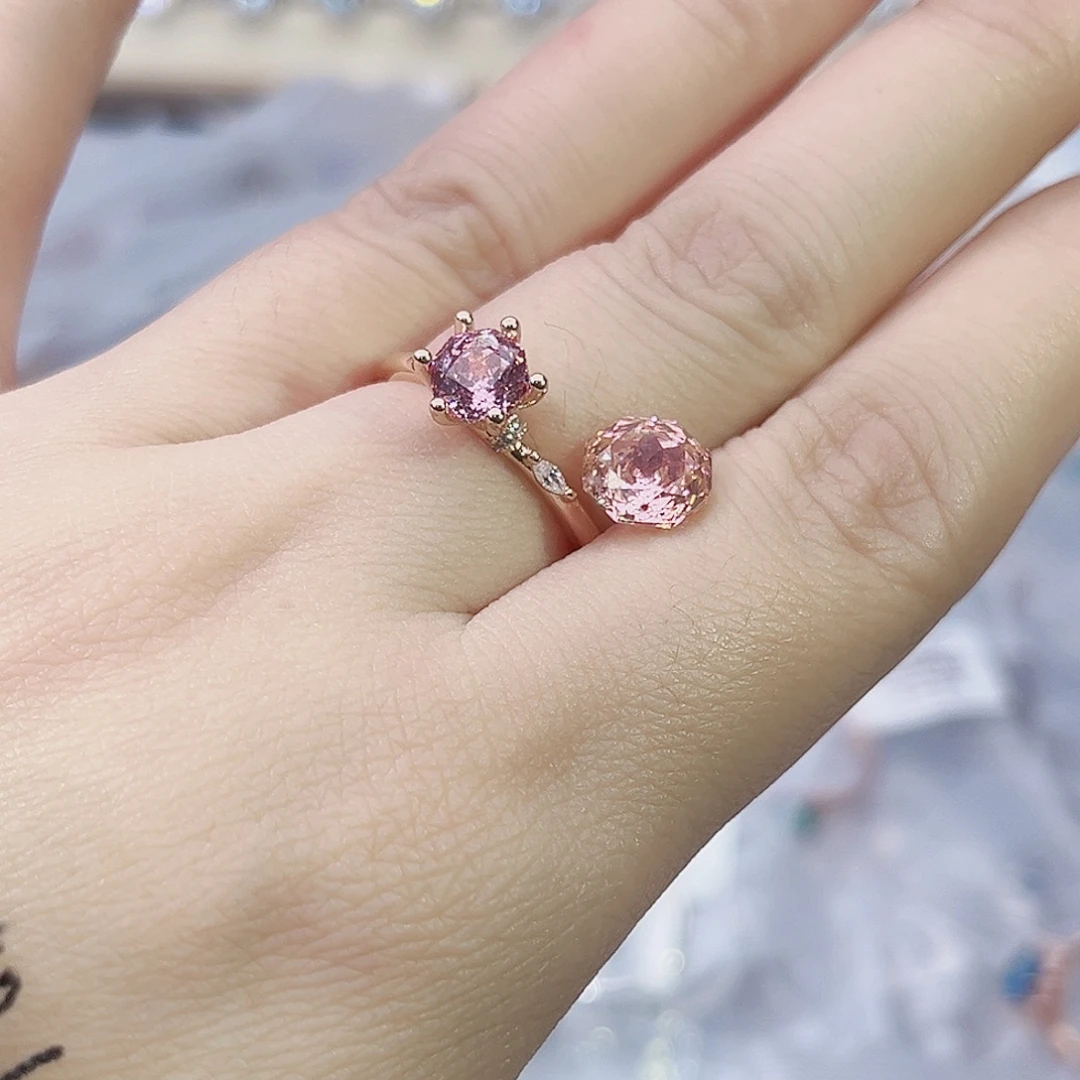 莫桑石非金属B K 枚竹影一卡16.5换恰色玫瑰切