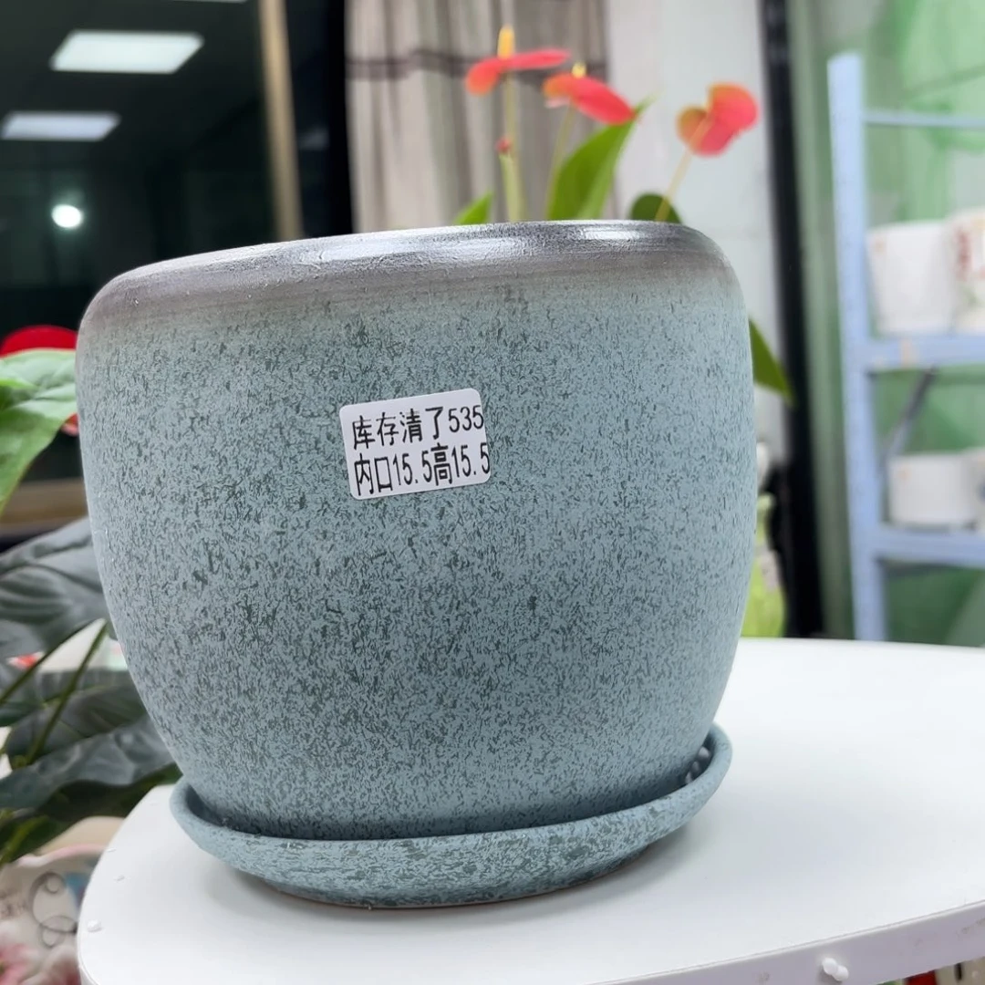 @夏西陶瓷花盆@@5535