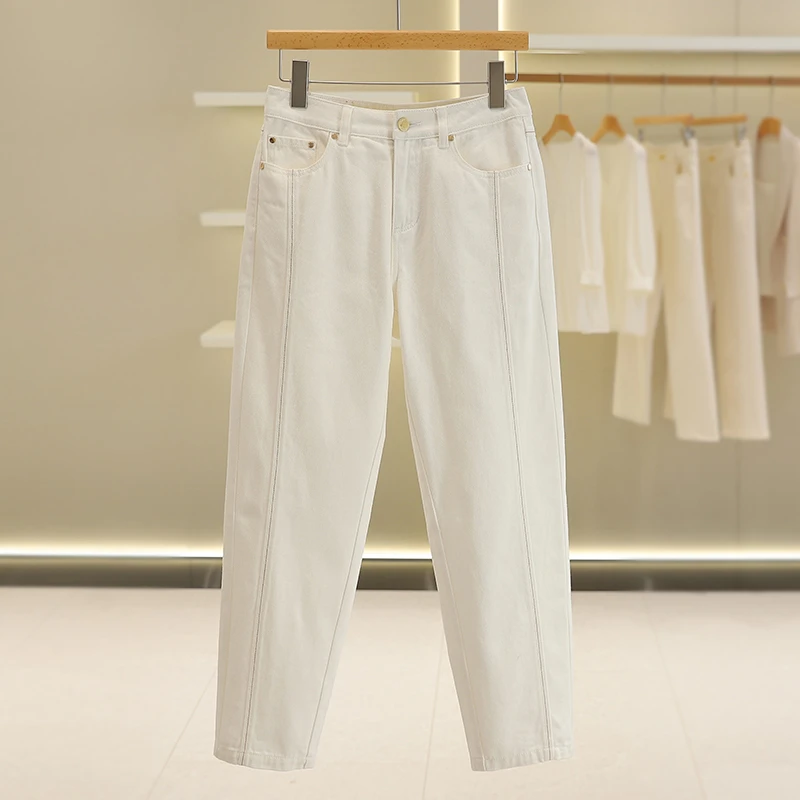 B2549-【灵】小脚裤宽松显瘦水洗牛仔裤#1ZNL57Z002