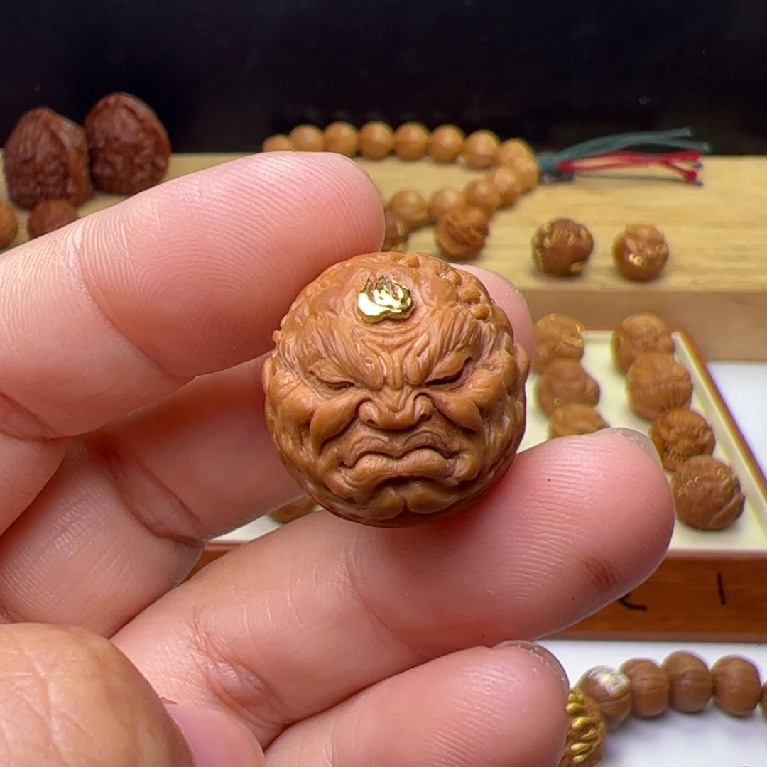 猴头核桃吊坠猴头
