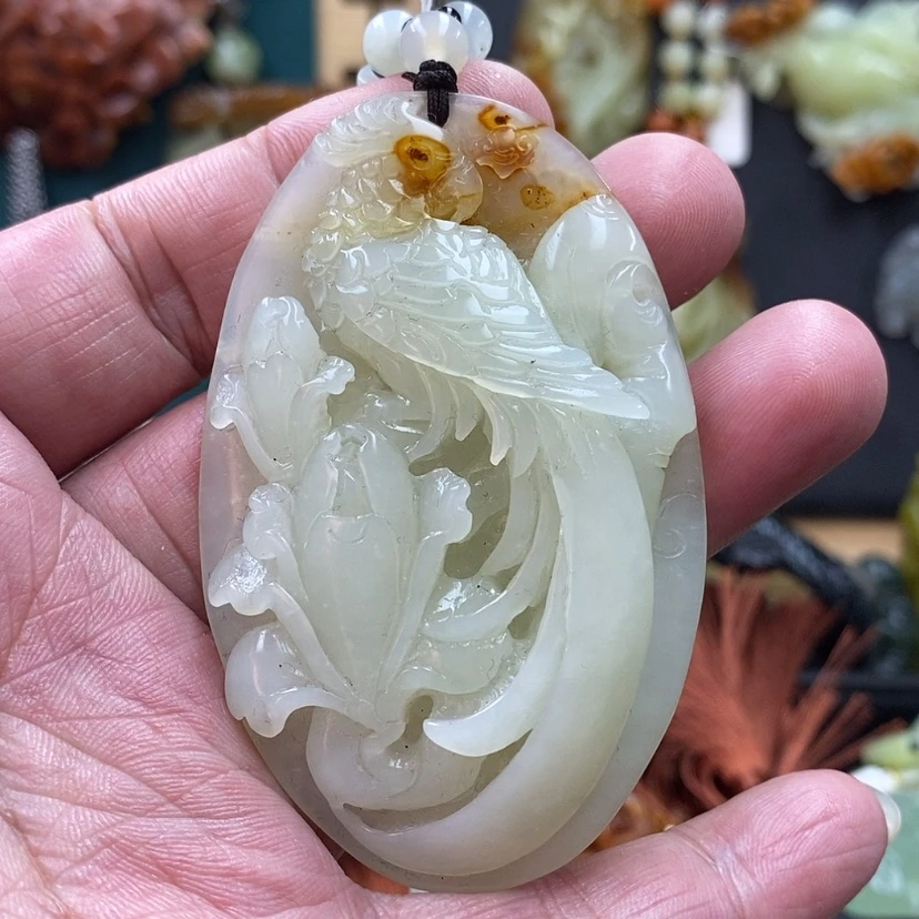 【闪购商品】蛇纹石玉吊坠未镶嵌