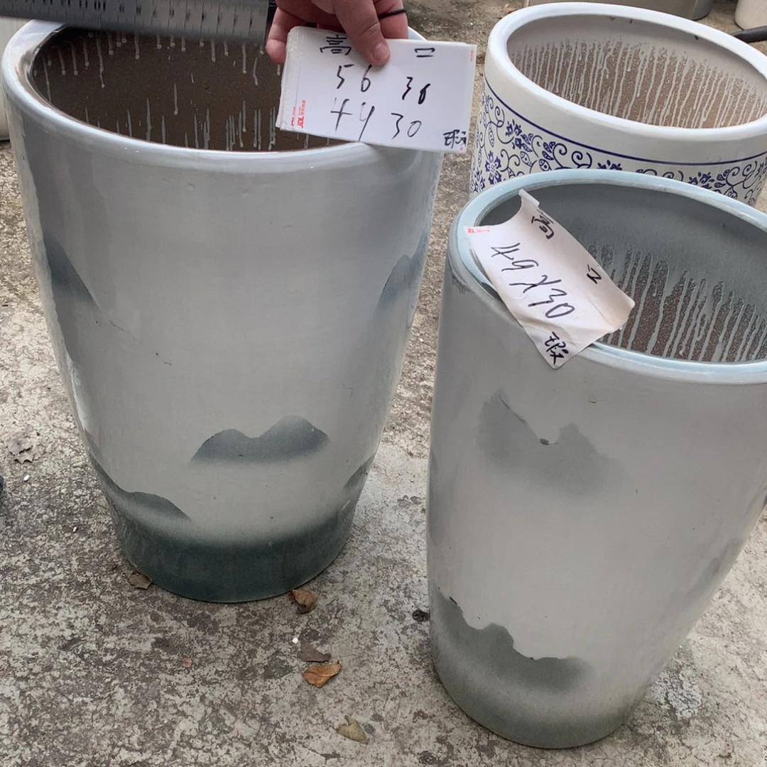 瑕疵高温陶瓷花盆