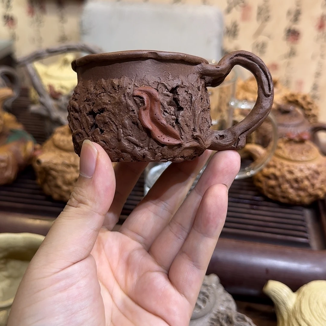 紫砂茶壶紫砂杯子100cc