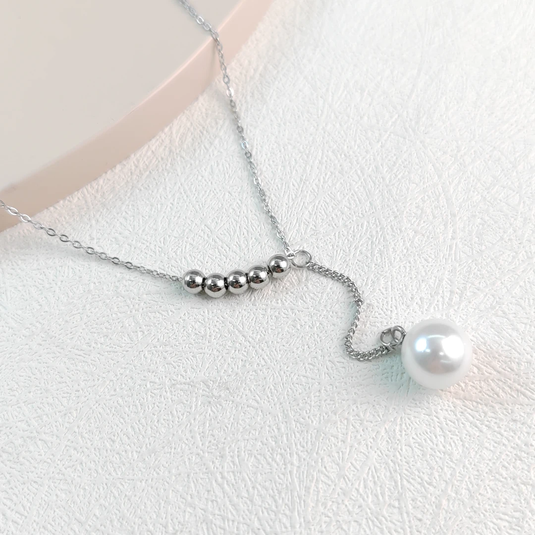 XUPING/旭平首饰 不锈钢仿珍珠项链 春日焕新项链 GDX T001071345