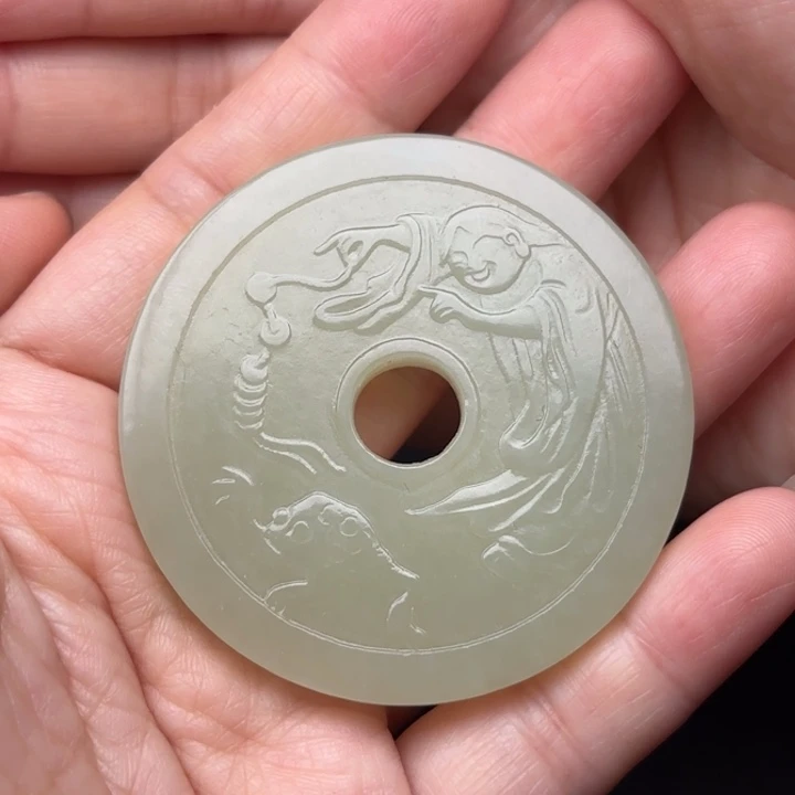 和田玉未镶嵌挂件马*宝