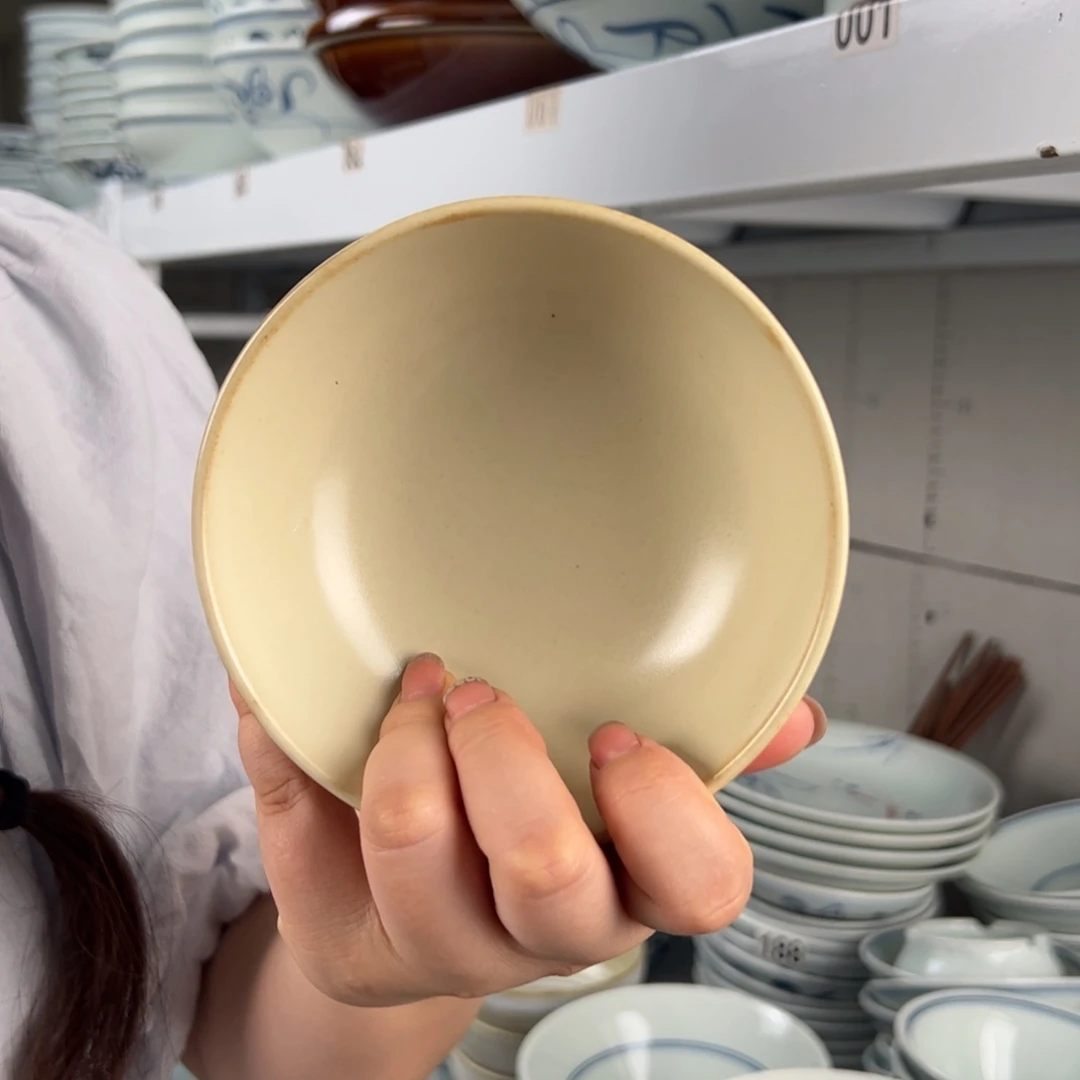 碗微瑕福利仿古泥5寸小足碗（单只装）