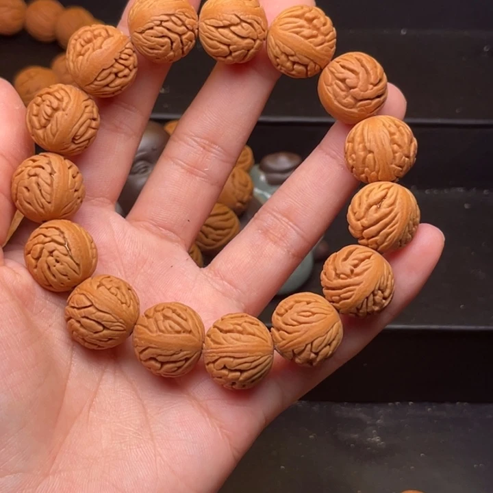 桃核手串绣球桃核16