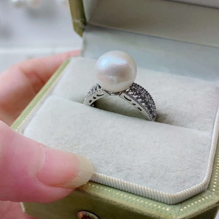 未镶嵌淡水珍珠戒指A
