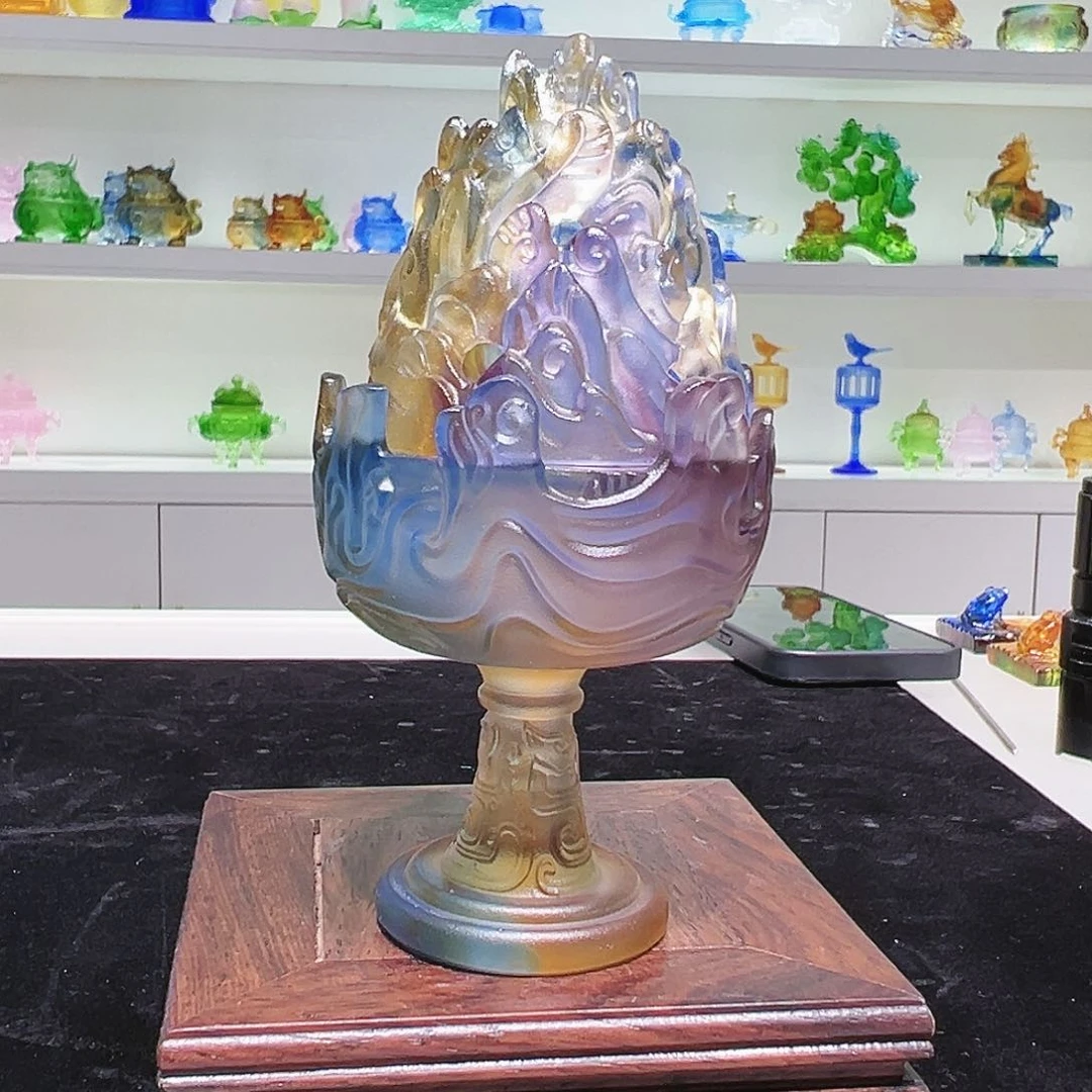 【闪购商品】手工艺品琉璃博山炉小号