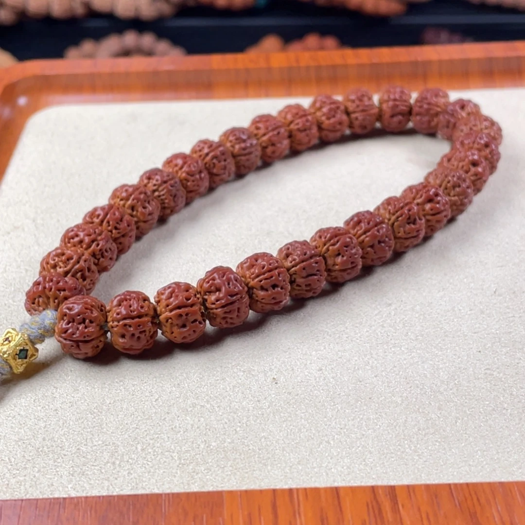 金刚菩提手串五瓣纯血老树王手持12mm