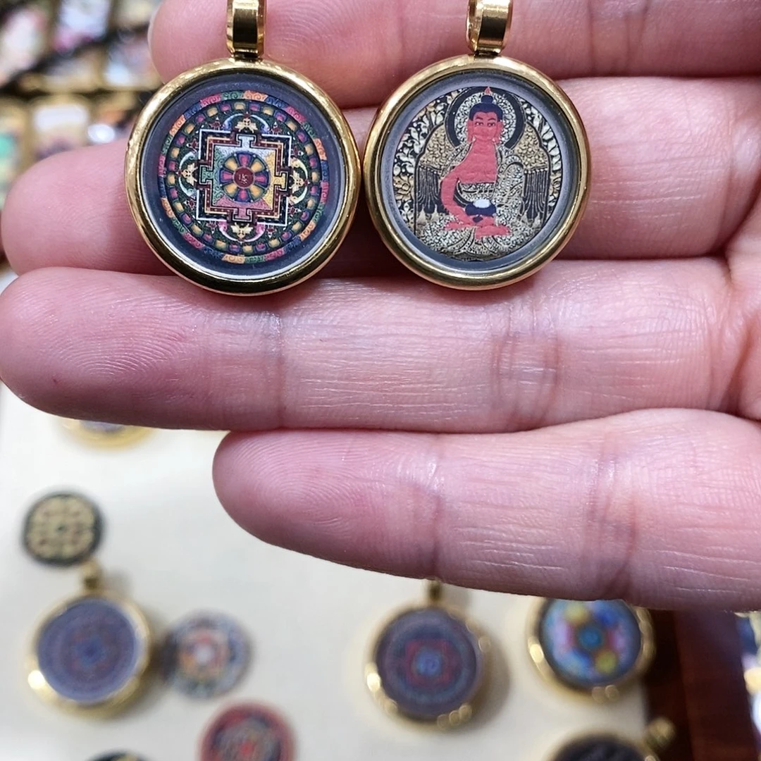 【闪购商品】吊坠双面1.5不配绳突突突突