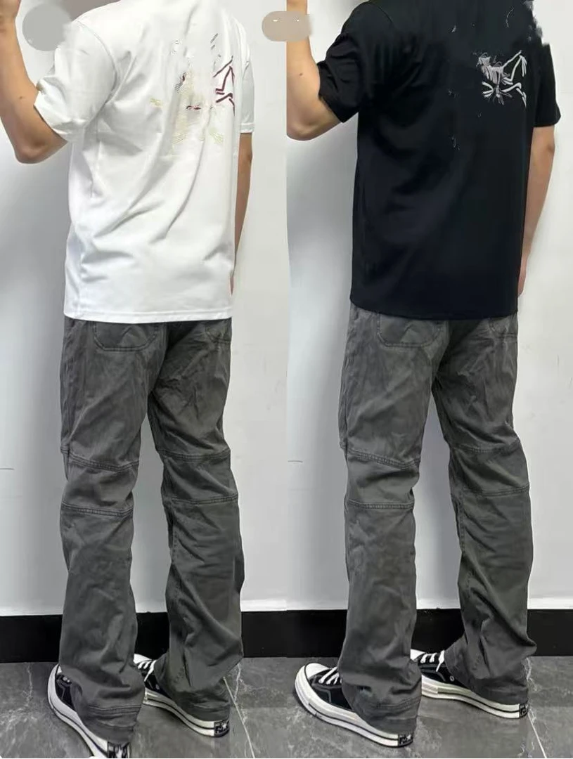 袅袅鸡骨架-三色浮雕纯色四季T恤男女同款