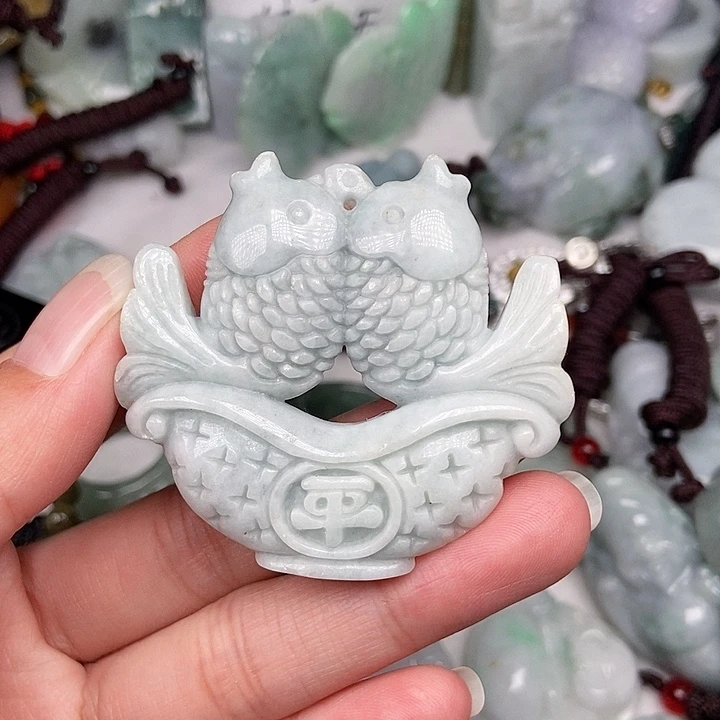 颈饰未镶嵌翡翠翡翠