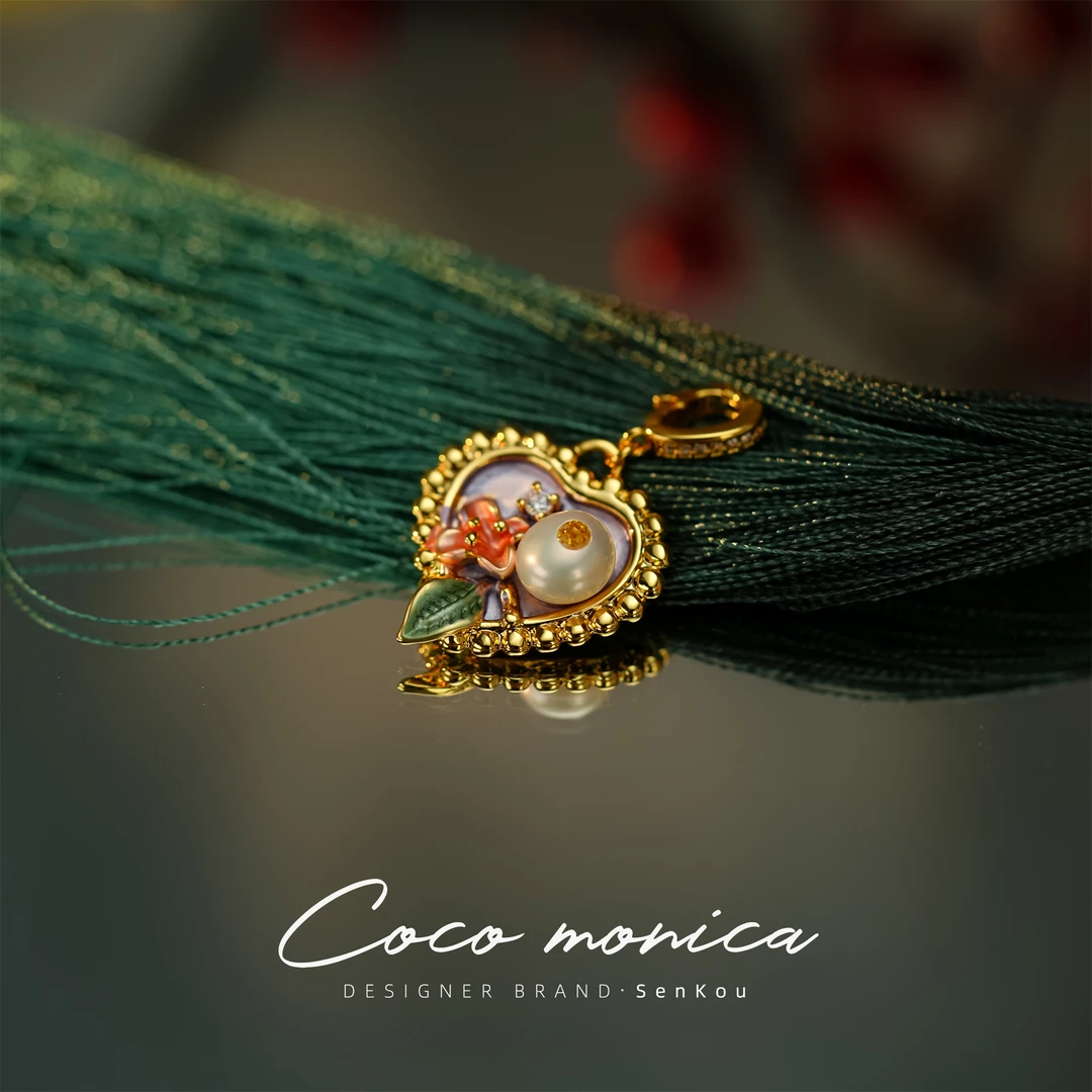 【小霞珠宝】手工气质轻奢时尚可爱少女小众设计师 WE308