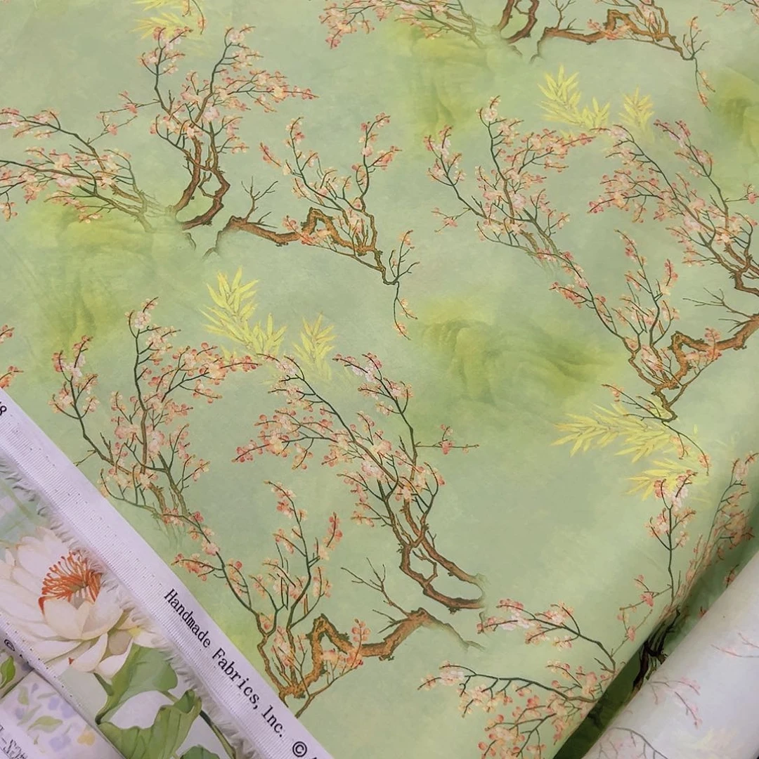 一米价纯棉60支高品贡缎1.5米宽果子布艺地卷