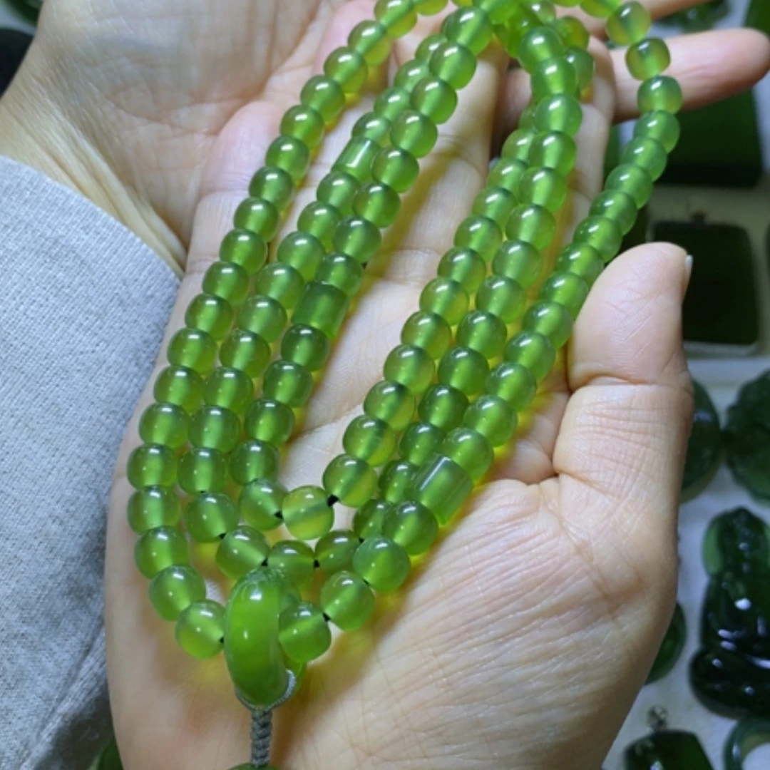 【闪购商品】蛇纹石玉手链未镶嵌勤***哥