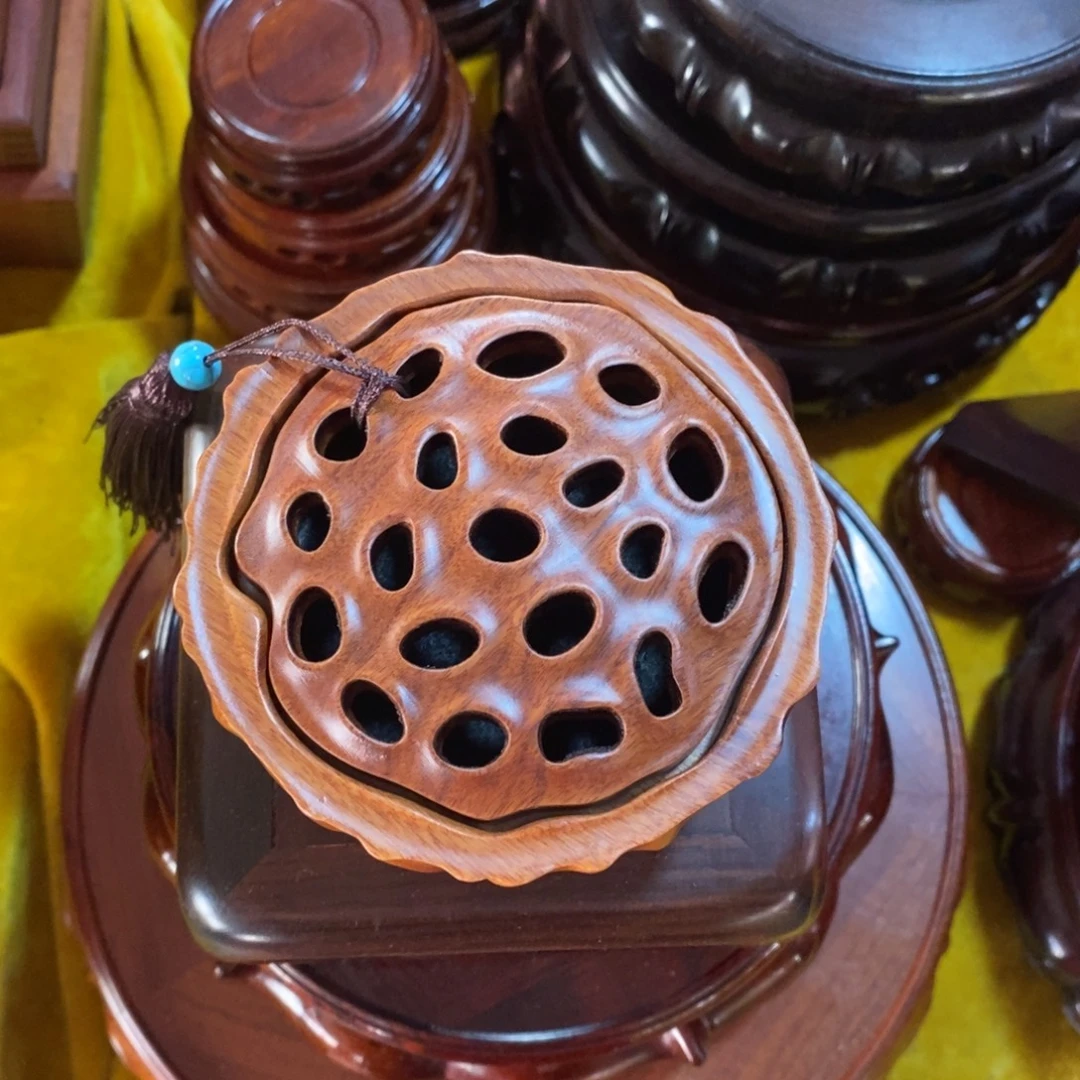 飞***鸟木红贵宝莲蓬盒子