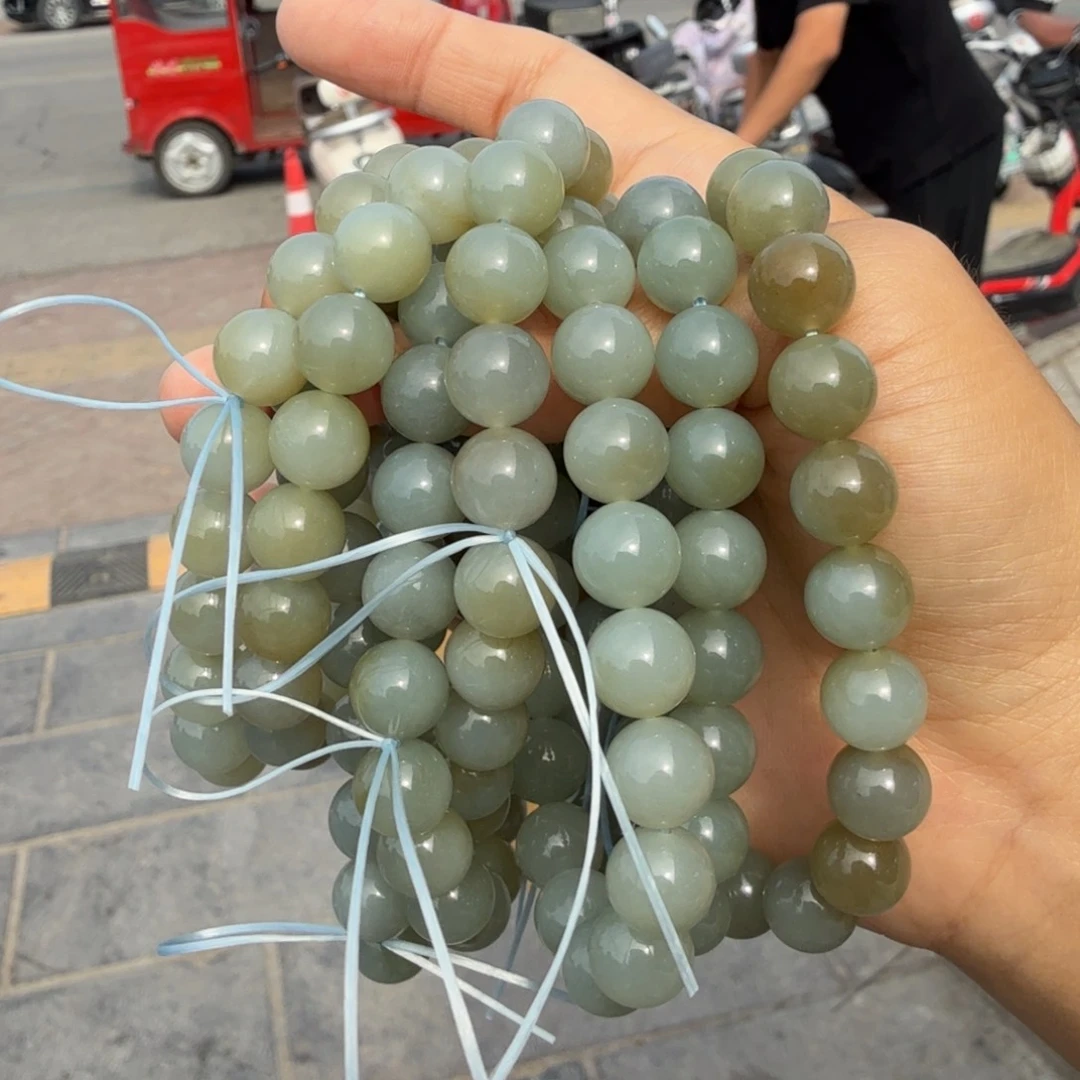 和田玉未镶嵌颈饰新疆蓝糖帅弟弟F多样性拍一发一