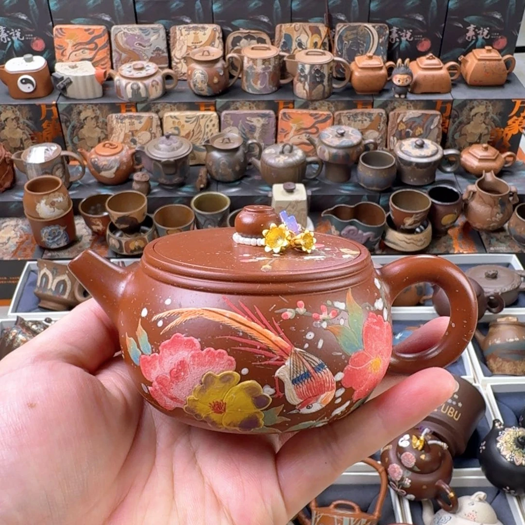 茶壶紫砂150cc原矿精工半手