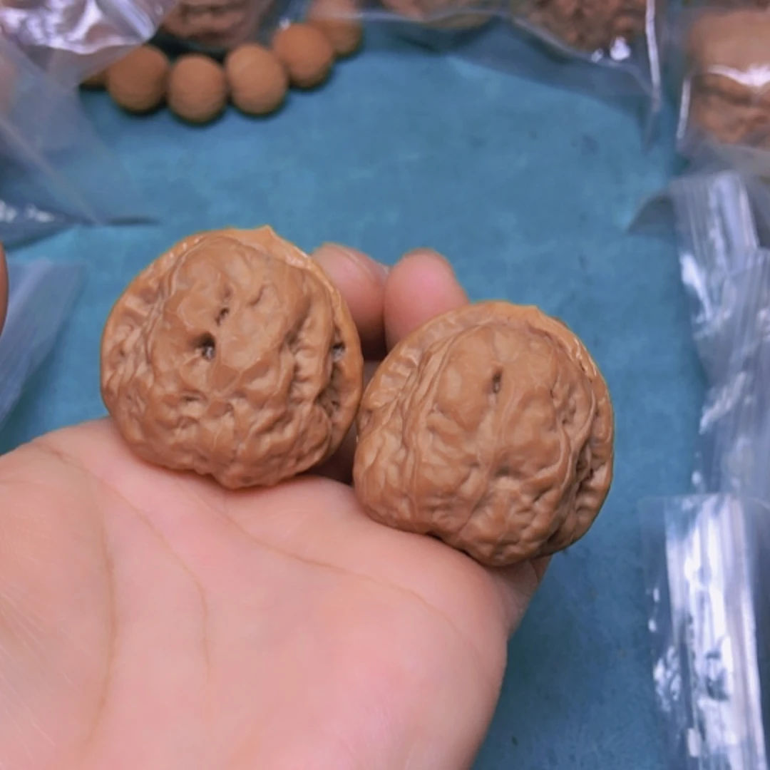【闪购商品】把件核桃34.5蛤蟆头有修