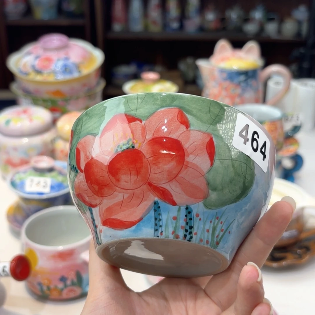 景德镇手绘高温釉下彩陶瓷茶具