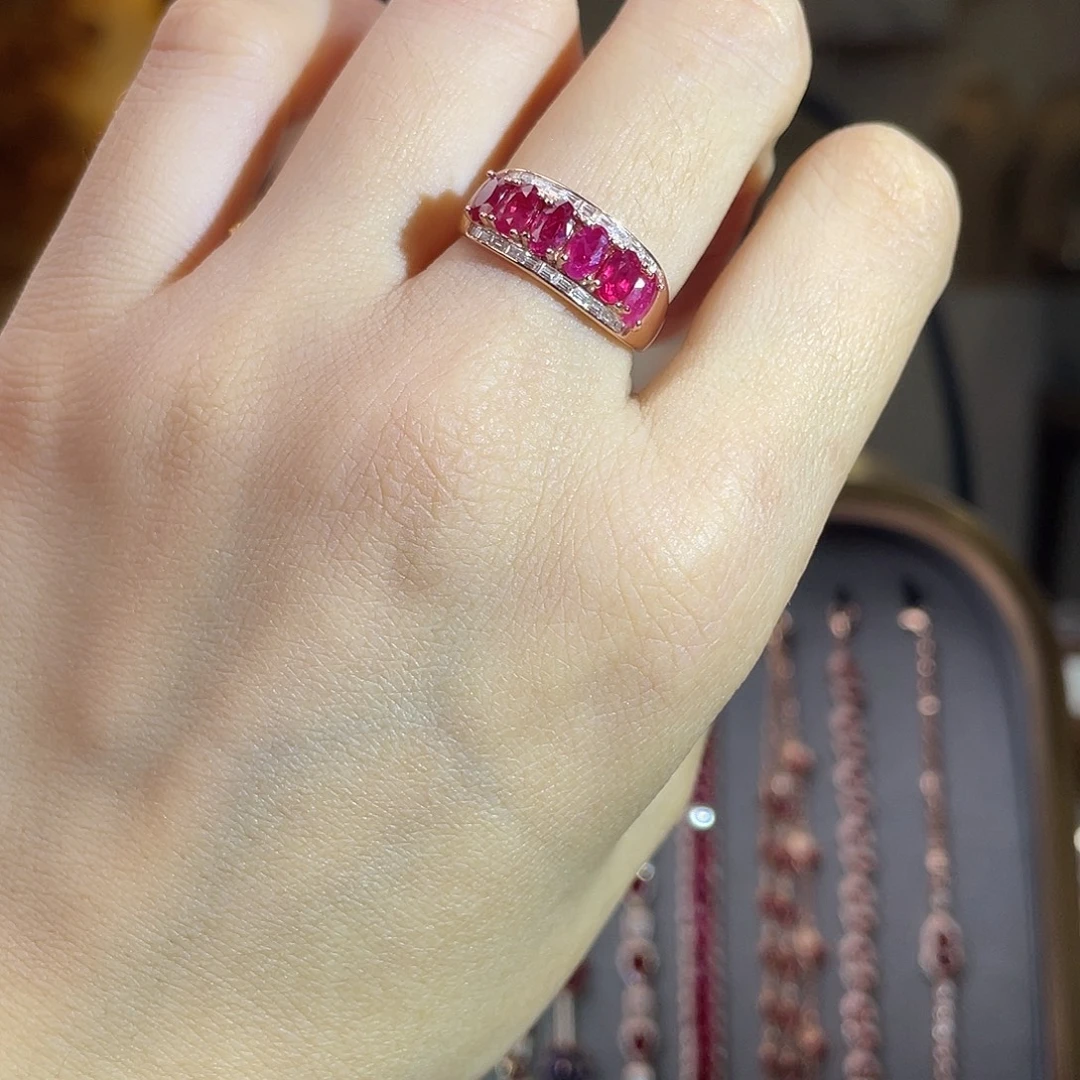 银S925镶嵌戒指蓝宝石