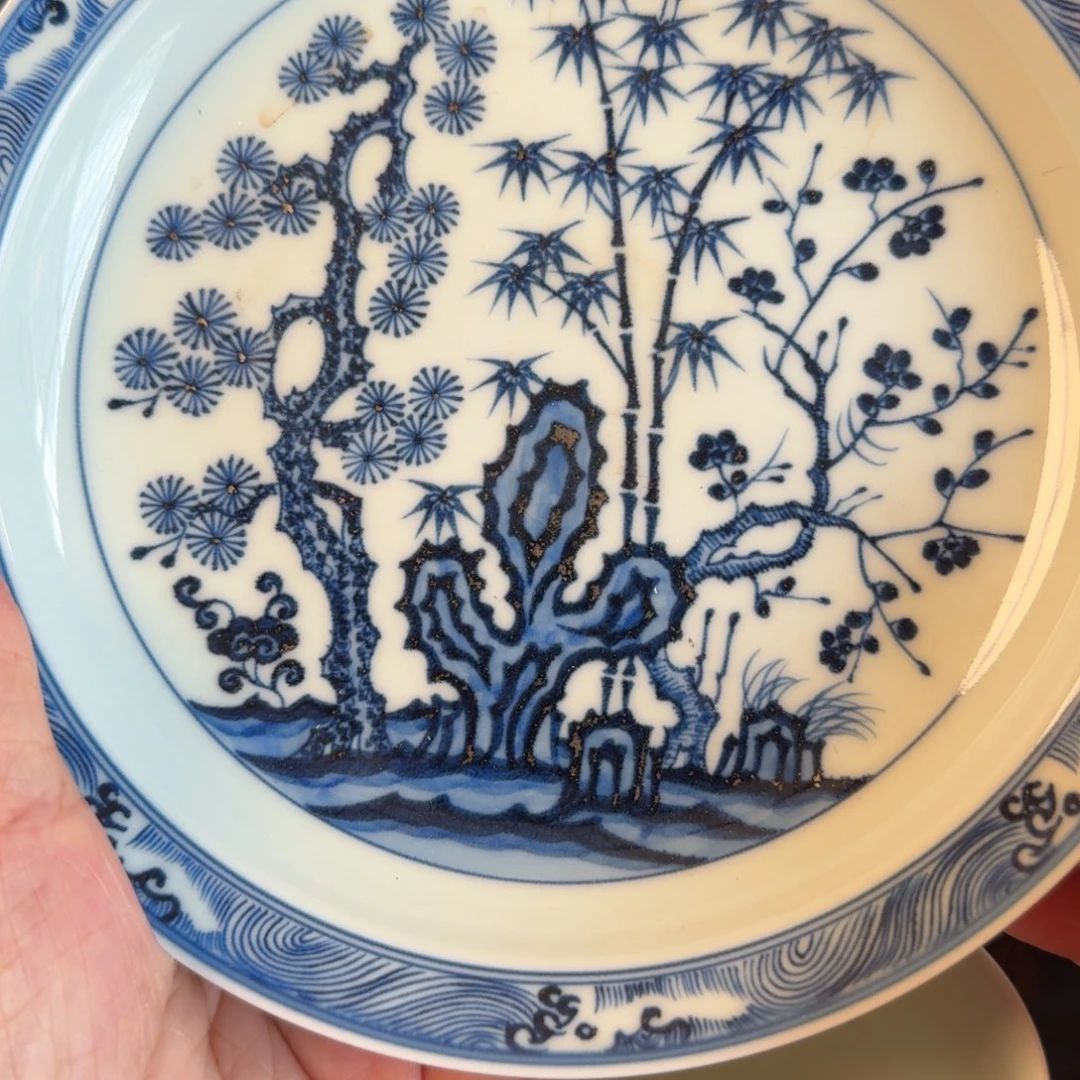 景德镇陶瓷手绘壶承